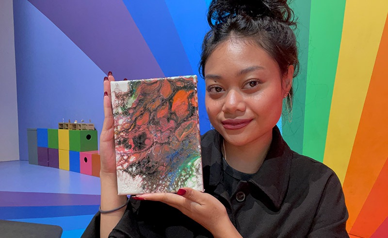 Art of Being Calm:  ABCs of Being Bold with Colours!